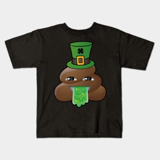 Leprechaun Poop Funny St Patricks Day Kids T-Shirt